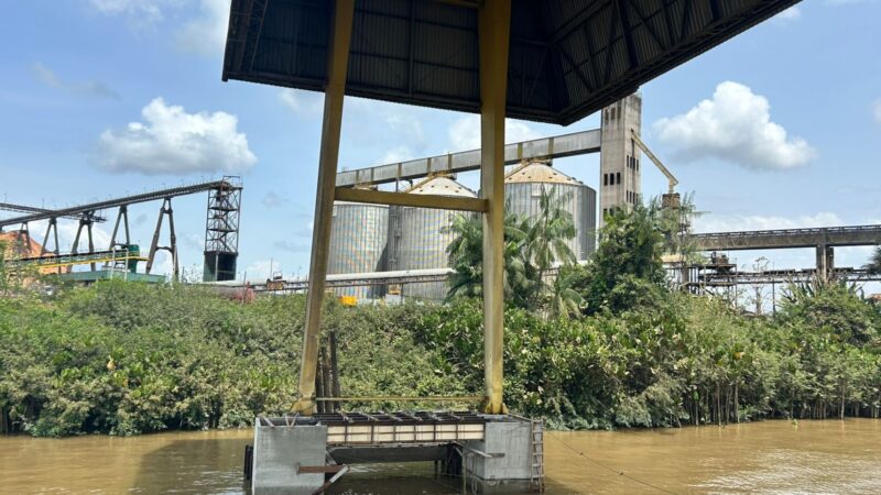 Porto de Santana: Obra do pórtico de descarregamento avança no Píer 2 da CDSA