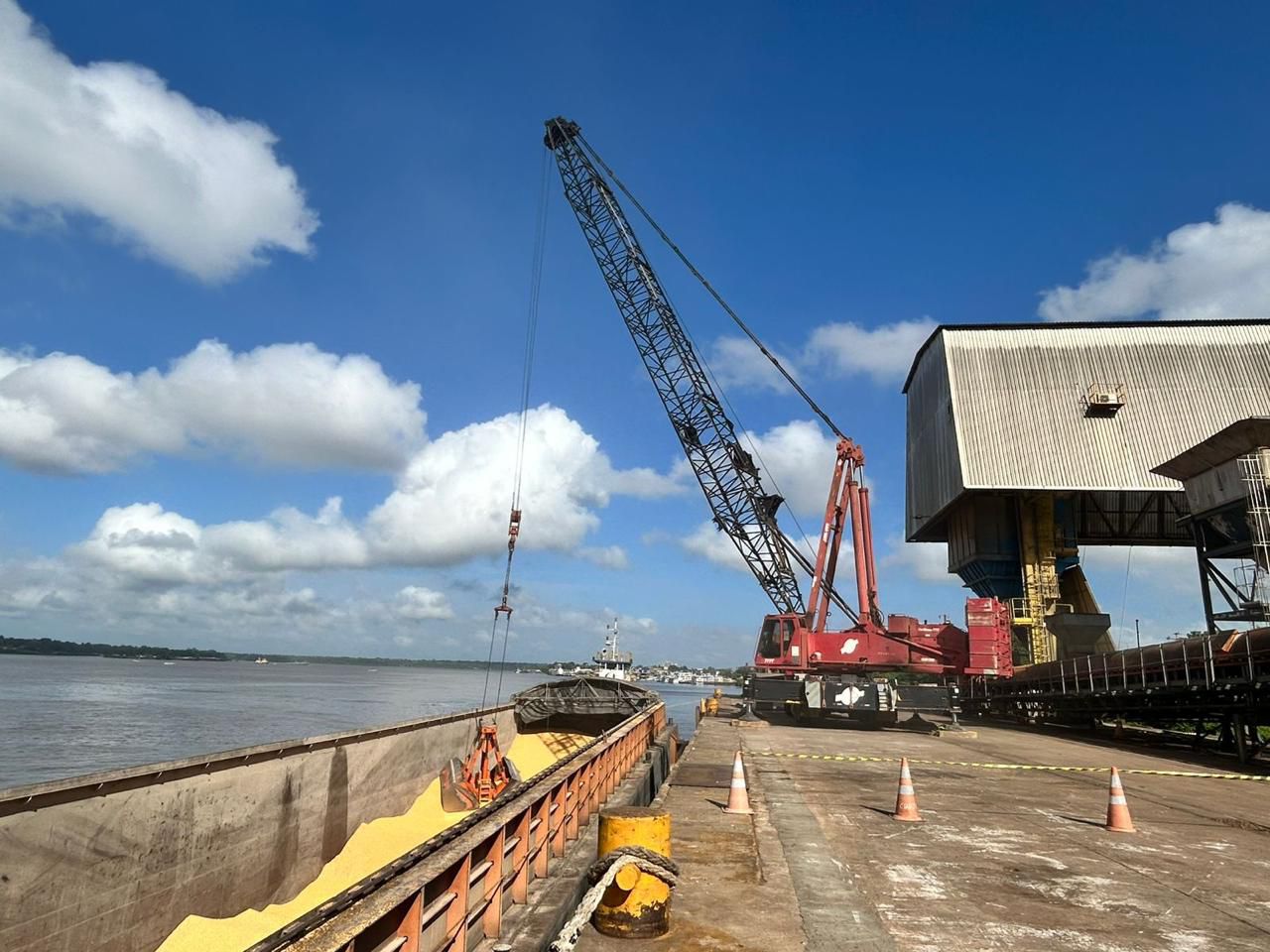 Em Santana: Exportação de grãos cresce 34,1% em 2025, aponta CDSA