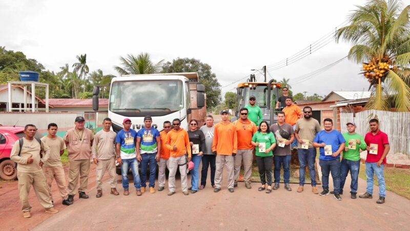 Prefeitura de Pedra Branca realiza mutirão de limpeza e revitaliza áreas com descarte irregular