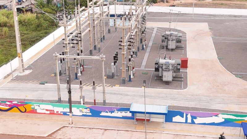 Arte amazônica ganha destaque em mural de subestação da CEA Equatorial em Santana