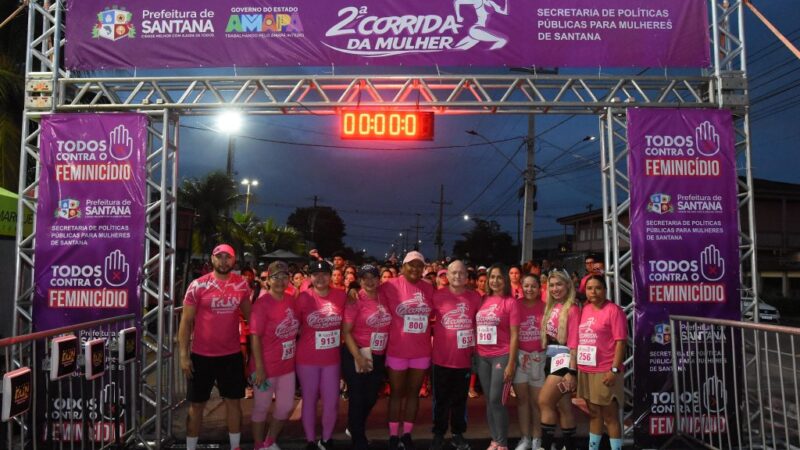 Santana realiza 2ª Corrida da Mulher e reúne participantes em manhã de esporte, saúde e solidariedade