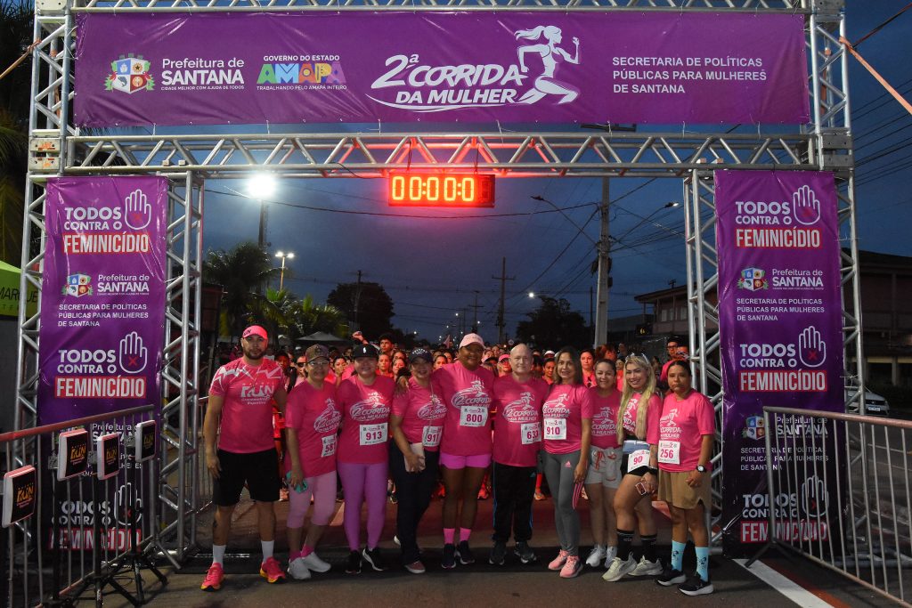 Santana realiza 2ª Corrida da Mulher e reúne participantes em manhã de esporte, saúde e solidariedade