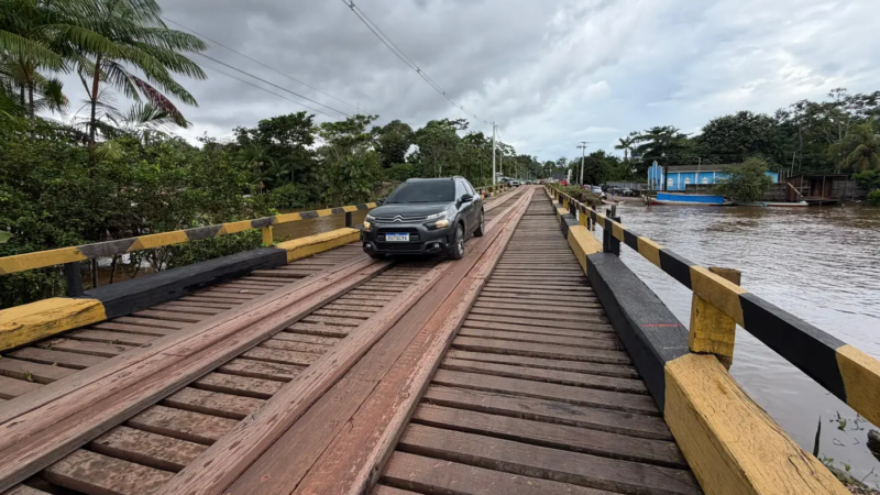 Iniciada construção da nova ponte sobre o rio Anauerapucu, em Santana