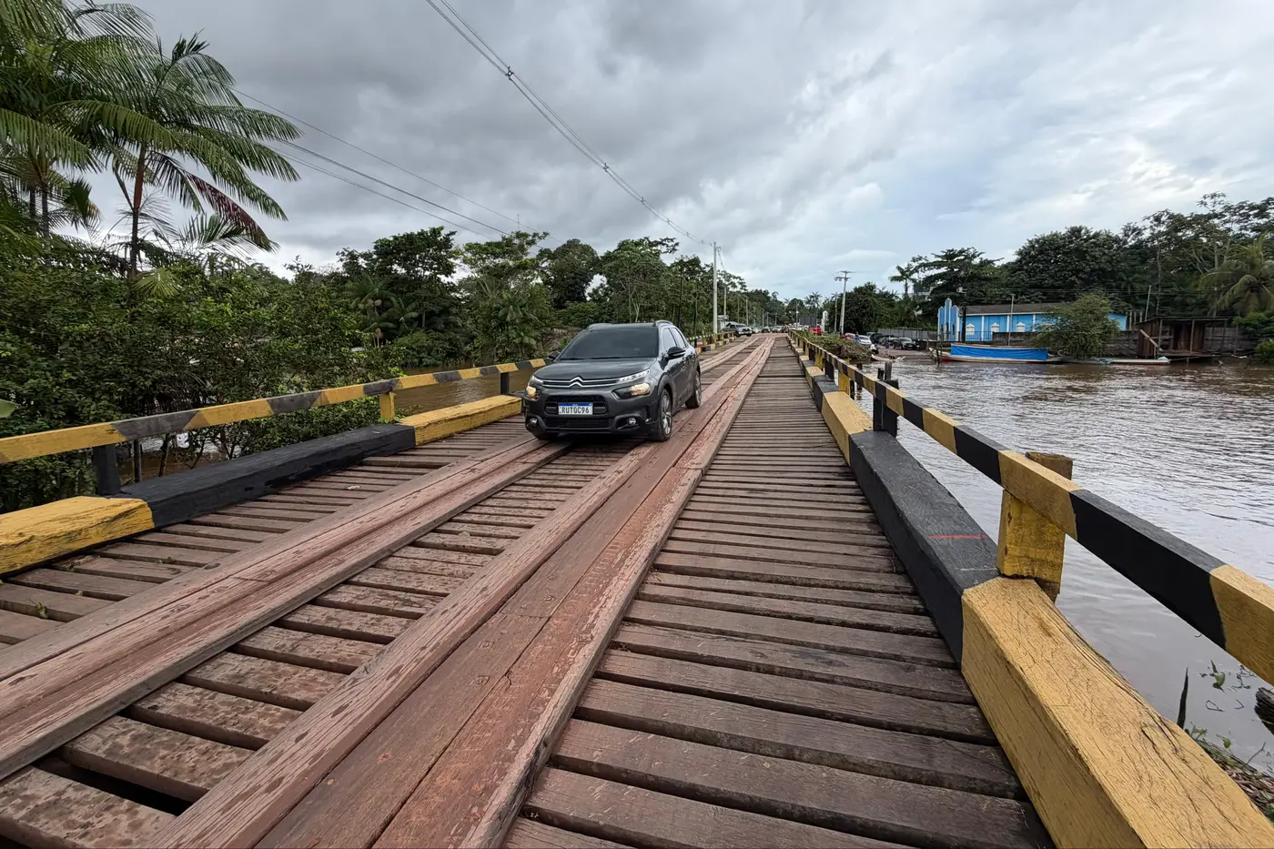 Iniciada construção da nova ponte sobre o rio Anauerapucu, em Santana