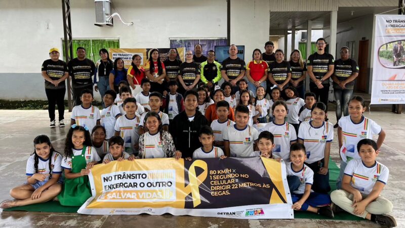 Prefeitura de Pedra Branca e Detran Amapá realizam campanha educativa do Maio Amarelo