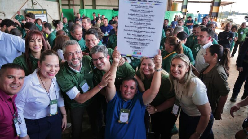 Prefeito Marcelo celebra retomada das operações da Amapá Minerals para desenvolvimento de Pedra Branca do Amapari