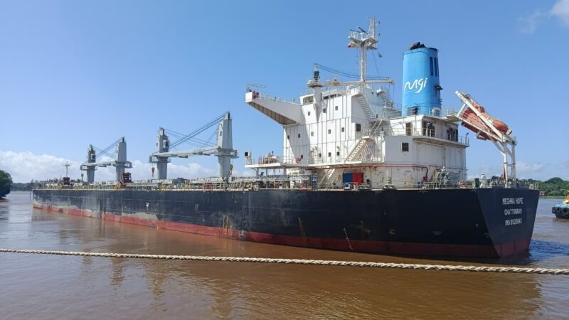 Novo recorde: CDSA supera marca histórica em embarque de soja em grãos no Porto de Santana
