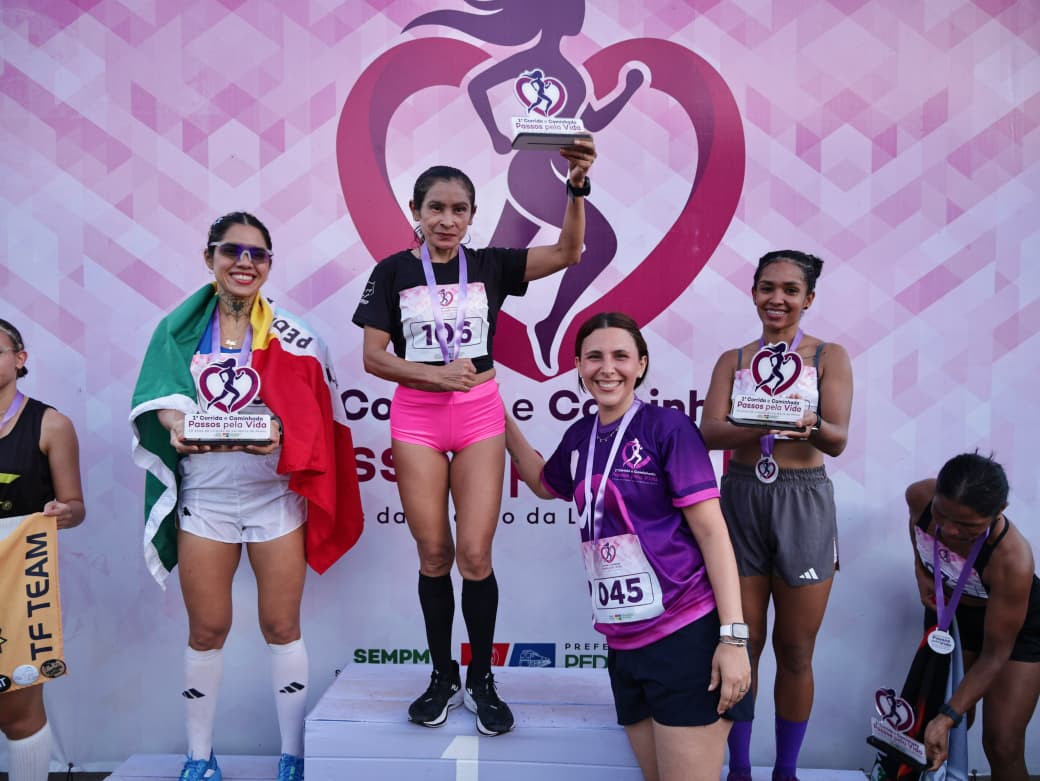 “Passos pela Vida”: Pedra Branca promove corrida contra o feminicídio e celebra 20 anos da Lei Maria da Penha