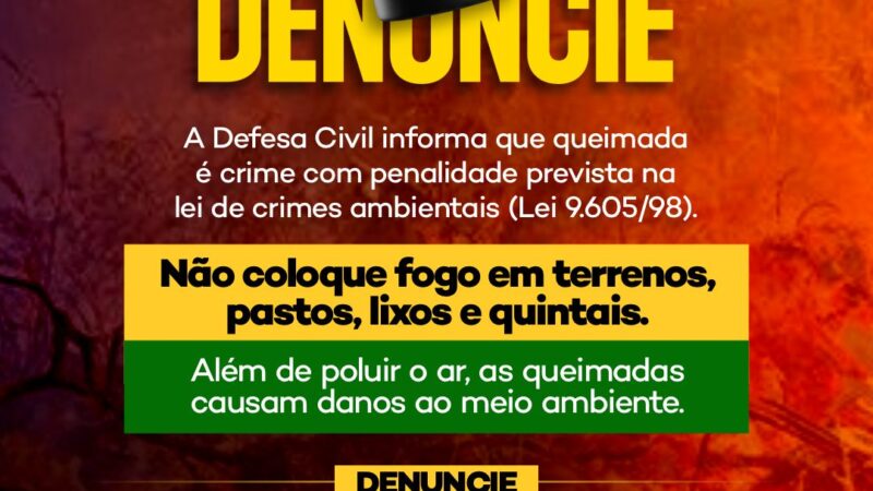 Prefeitura de Pedra Branca do Amapari intensifica campanha contra queimadas